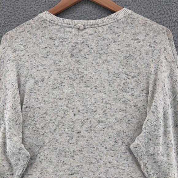 Saturday Sunday Anthropologie Sweater Womens Small Gray Pullover V Neck Lounge - Picture 4 of 9